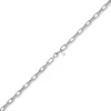 6mm Anker-Weit-Rechteck Kette Collier Halsschmuck aus 585 Gold Weißgold 50cm