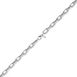 7,5mm Anker-Weit-Rechteck Kette Collier Halsschmuck aus 585 Gold Weißgold 60cm