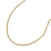 1,3mm Armband Ankerkette Armkette aus 14Kt 585 Gold Gelbgold diamantiert