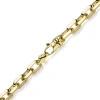 8,5mm Armband Ankerkette aus 585 Gold Gelbgold massiv diamantiert 22cm Herren