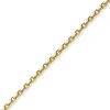2,5mm Armband Armkette Ankerkette aus 585 Gold Gelbgold, 19cm, Unisex