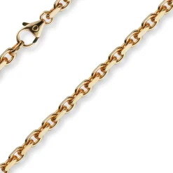 4mm Armband Armkette Ankerkette aus 750 Gold Rotgold massiv 19cm Goldarmband