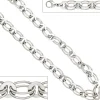 8,7mm Armband Armkette Armschmuck aus 925 Silber rhodiniert 19cm