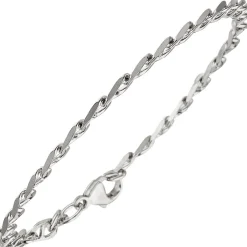 4,4mm Armband Armkette Armschmuck 925 Silber rhodiniert schlicht 21cm