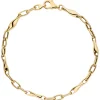 4,3mm Armband Armkette aus 333 Gold Gelbgold 19cm glänzend Armschmuck