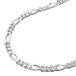 2,7mm Armband Armkette Figaro Panzer aus 925 Silber 21cm Unisex