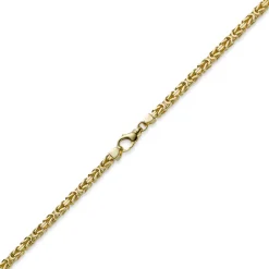 5mm Armband Armkette Königskette aus 585 Gold Gelbgold, 22cm, Herren