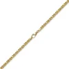 4mm Armband Armkette Königskette aus 585 Gold Gelbgold, 19cm, Unisex