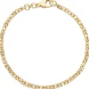 2,8mm Armband Armkette Königskette aus 333 Gold Gelbgold massiv 19cm Unisex