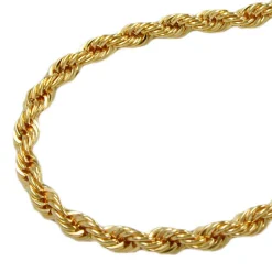 3,3mm Armband Armkette Kordelkette aus 9Kt 375 Gold Gelbgold 21cm