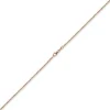 1,8mm Armband Armkette Kugelkette diamantiert aus 750 Gold Rotgold 19cm