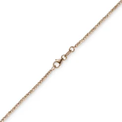 1,8mm Armband Armkette Kugelkette diamantiert aus 750 Gold Rotgold 21cm