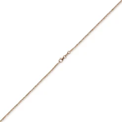 1,8mm Armband Armkette Kugelkette diamantiert aus 750 Gold Rotgold 17cm