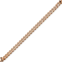 8mm Armband Armkette Panzerarmband aus 585 Gold Rotgold 21cm Herren