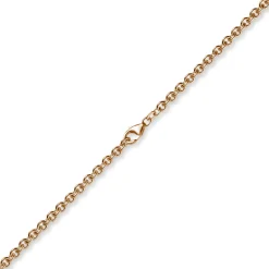 4,6mm Armband Armkette Rundankerkette 585 Gold Rotgold, 19cm Unisex