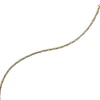 3mm Armband Armkette runde Königskette 585 Gold gelb/weiß bicolor 19cm Unisex