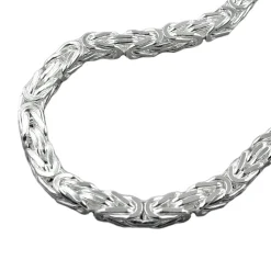 6mm Armband Armschmuck Armkette Königskette für Herren Männer 925 Silber 21cm