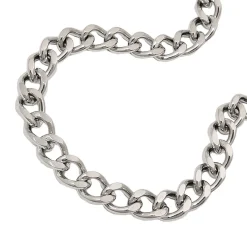 5,4mm Armband Armschmuck Flachpanzerkette aus Edelstahl 21cm Herren