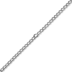 8mm Armband Armschmuck Phantasiekette aus 585 Gold Weißgold glänzend 19cm