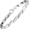 4,6mm Armband aus 925 Silber mit 80 Zirkonia 19cm Armschmuck Armkette rhodiniert