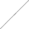 3,5mm Armband Bohnenkette Schiffsankerkette aus 585 Gold Weißgold 19cm