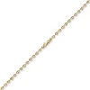 3,5mm Armband Bohnenkette Schiffsankerkette 585 Gold Gelbgold 19cm Unisex