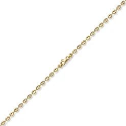 3,5mm Armband Bohnenkette Schiffsankerkette 585 Gold Gelbgold 19cm Unisex