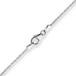1,4mm Armband Criss-cross-Kette Armschmuck aus 585 Gold Weißgold 18cm