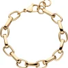 10,2mm Armband Erbs-Anker flach Kette aus Edelstahl gold-farben beschichtet 22cm