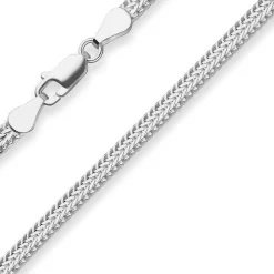 3,8mm Armband Fantasiekette Silberarmband Armschmuck aus 925 Silber 19cm