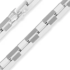 6,3mm Armband Fantasiekette Silberarmband Armschmuck aus 925 Silber 22cm