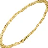 4,4mm Armband Goldarmband X-Panzerkette aus 585 Gold Gelbgold, teilmatt, 21cm