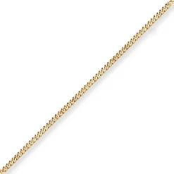 6,8mm Armband Panzerkette oval diamantiert Armschmuck aus 585 Gold Gelbgold 21cm