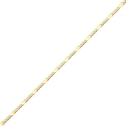 3,1mm Armband Panzerstegkette Goldarmband Armschmuck aus 585 Gold Gelbgold 19cm