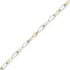 10mm Armband Phantasie-Armkette Armschmuck aus 585 Gold Gelbgold Weißgold 21cm