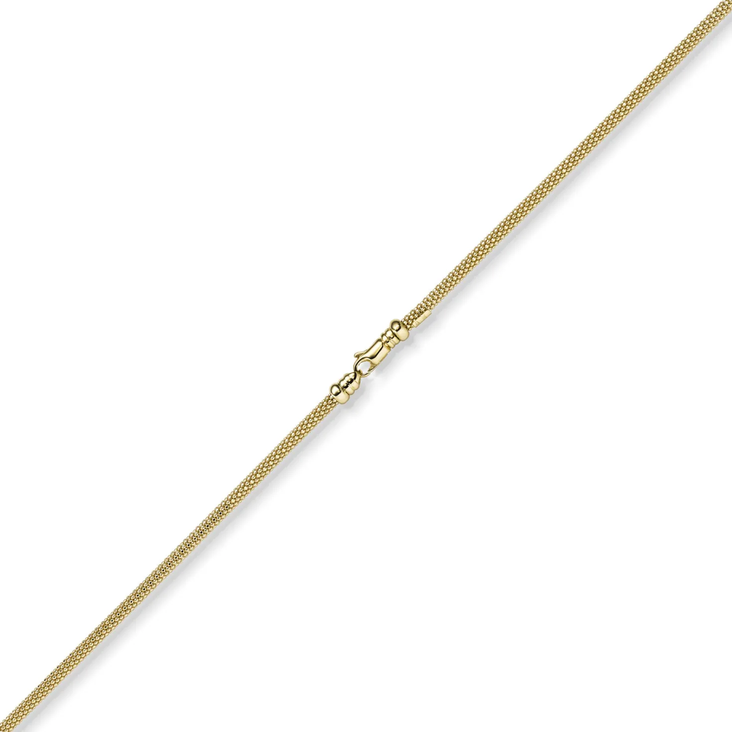 3mm Armband runde Himbeer-Kette aus 585 Gold Gelbgold Armschmuck Armkette 19cm