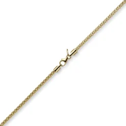 2mm Armband runde Himbeer-Kette aus 585 Gold Gelbgold Armschmuck Armkette, 19cm
