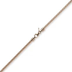 2mm Armband runde Himbeer-Kette aus 585 Gold Rotgold Armschmuck Armkette, 21cm