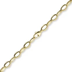 8,5mm Armband Spitzoval Armschmuck Armkette aus 585 Gold Gelbgold 19cm