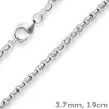 3,7mm Armband Veneziakette rund Silberarmband Armschmuck aus 925 Silber 19cm