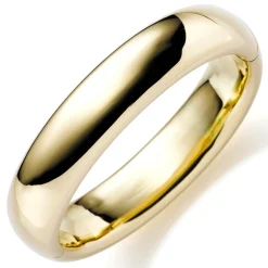 15,5mm Armreif Armband Armschmuck aus 585 Gold Gelbgold glatt glänzend