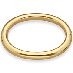 8mm Armreif Armband Armschmuck aus 750 Gold Gelbgold glänzend Ø 61x51mm innen