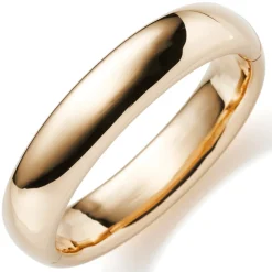 15,5mm Armreif Armband Armschmuck aus 585 Gold Rotgold glatt glänzend