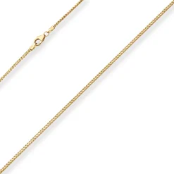1,5mm Bingokette Collier Halskette aus 585 Gold Gelbgold 42cm