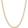 2,5mm Bingokette Goldkette Collier Halskette aus 375 Gold Gelbgold 45cm