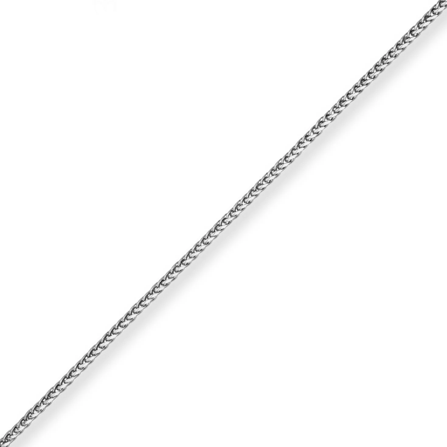 2,1mm Bingokette Goldkette Collier Halskette aus 585 Gold Weißgold 45cm