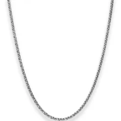 2,1mm Bingokette Goldkette Collier Halskette aus 585 Gold Weißgold 45cm