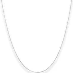 1mm Bingokette Goldkette Collier Halskette aus 585 Gold Weißgold 45cm