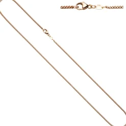 1,5mm Bingokette Halskette Collier Goldkette Kette 585 Gold Rotgold 42cm