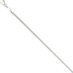1,5mm Bingokette Kette Halskette Collier aus 585 Gold Weißgold 50cm